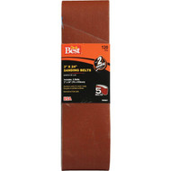 Do it Best 3 In. x 24 In. 120 Grit Dual Direction Sanding Belt (5-Pack)