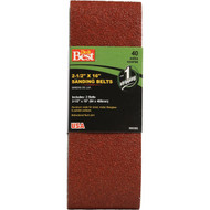 Do it Best 2-1/2 In. x 16 In. 40 Grit Heavy-Duty Sanding Belt (2-Pack)