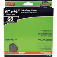 Gator Blade 6 In. 3/4 In. Adjustable - 1"  3/4"  5/8"  1/2" Bench Grinding Wheel