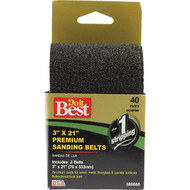 Do it Best 3 In. x 21 In. 40 Grit Heavy-Duty Premium Sanding Belt (2-Pack)