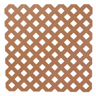 Deckorators 4 Ft. W x 8 Ft. L x 1/8 In. Thick Redwood Vinyl Privacy Lattice Panel