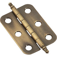 Amerock Tight Pin Antique Brass 1-3/8 In. Flush Hinge  (2-Pack)