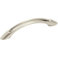 Amerock Contemporary Essential'z Satin Nickel 3-3/4 In. Cabinet Pull