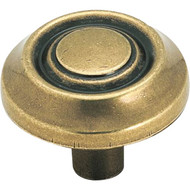 Amerock Everyday Heritage Round Burnished Brass Cabinet Knob