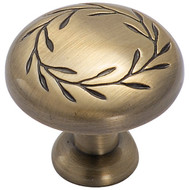 Amerock Nature's Splendor Round Elegant Brass Cabinet Knob