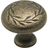 Amerock Nature's Splendor Round Weathered Brass Cabinet Knob