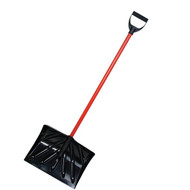 True Temper 16 In. Poly Snow Shovel & Pusher with 36 In. Steel Handle