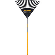 True Temper Clog Free 24 In. Poly Leaf Rake (15-Tine )