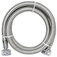 SureDry 4 Ft. Flexible Stainless Steel 125 psi Washing Machine Hose