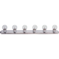 Home Impressions 6-Bulb Chrome Vanity Bath Light Bar