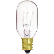 Satco 15W Clear Candelabra Base T7 Incandescent Tubular Appliance Light Bulb