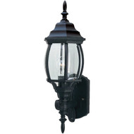 Home Impressions Black Incandescent A19 Outdoor Wall Light Fixture