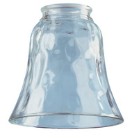 Westinghouse 4-3/4 In. Pebbled Clear Glass Shade