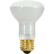 Satco 45W 130V Frosted Medium Base R20 Reflector Incandescent Floodlight Light Bulb