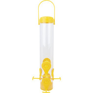 Perky-Pet Classic  14-1/2 In. 1.5 Lb. Capacity Yellow Nyjer Seed Finch Thistle Feeder