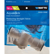 Watts 1/2 In. CTS X 3/8 In. CTS Plastic Stop Valve