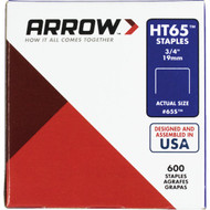 Arrow HT65 Hammer Tacker Staple  3/4 In. (600-Pack)