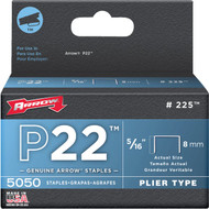 Arrow P22 Plier Type Staple  5/16 In. (5050-Pack)