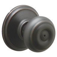Schlage Georgian Aged Bronze Bed & Bath Door Knob
