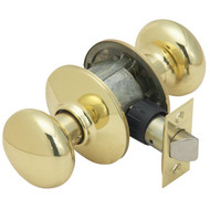 Schlage Plymouth Bright Brass Hall & Closet Door Knob