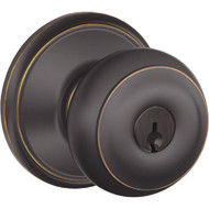Schlage Georgian Aged Bronze Entry Door Knob