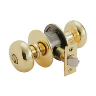 Schlage Plymouth Bright Brass Entry Door Knob
