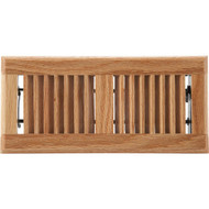 Home Impressions 4 In. x 10 In. Light Oak Floor Register