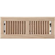 Home Impressions 4 In. x 12 In. Natural Oak Floor Register