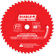 Diablo Steel Demon 7-1/4 In. 48-Tooth Cermet II Carbide Metals & Stainless Steel Circular Saw Blade