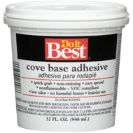 Do It Best 1 Qt. Buff Cove Base Adhesive