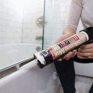 DAP Silicone Max 10 Oz. Clear Premium Kitchen  Bath & Plumbing 100% Silicone Sealant