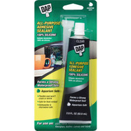 DAP 2.8 Oz. All-Purpose 100% Silicone Adhesive Sealant  Clear