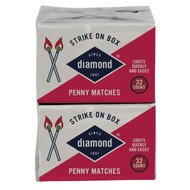 Diamond 2-3/8 In. 32-Count Strike on Box Pocket Matches (10-Pack)