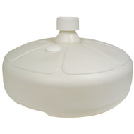 Adams 15 In. Round White Resin Umbrella Base