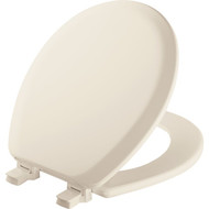Mayfair Advantage Round Closed Front Biscuit Wood Toilet Seat
