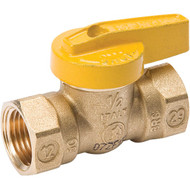 ProLine 1/2 In. FIP x 1/2 In. FIP Brass Forged Gas Ball Valve  1-Piece Body