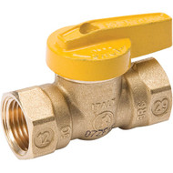 ProLine 3/4 In. FIP x 3/4 In. FIP Forged Brass Gas Ball Valve  1-Piece Body