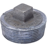 Jones Stephens 4 In. Malleable Black Iron Plug