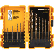 DEWALT 14-Piece Gold Ferrous Oxide Pilot Point General Purpose Drill Bit Set  1/16 In. thru 3/8 In.