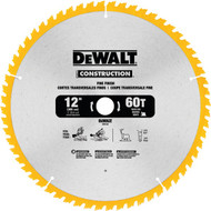 DEWALT Construction 12 In. 60-Tooth Fine Finish Circular Saw Blade
