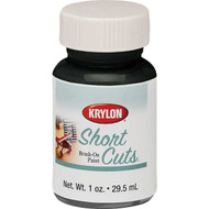 Krylon Short Cuts Black High Gloss 1 Fl. Oz. Hobby Paint
