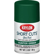 Krylon Short Cuts 3 Oz. High-Gloss Enamel Spray Paint  Hunter Green