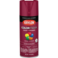 Krylon ColorMaxx12 Oz. Gloss Spray Paint  Burgundy