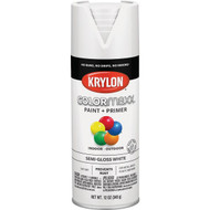 Krylon ColorMaxx 12 Oz. Semi-Gloss Spray Paint  White