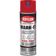 Krylon Mark-It 730208 Industrial SB APWA Red Inverted Marking Paint