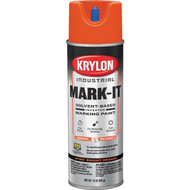 Krylon Mark-It 730608 Industrial SB APWA Bright Orange Inverted Marking Paint