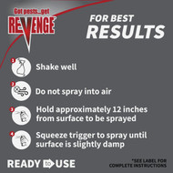 Bonide Revenge 128 Oz. Ready To Use Trigger Spray Indoor/Outdoor Termite & Carpenter Ant Killer