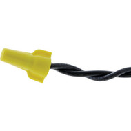 Ideal Wing-Nut Small Yellow Copper to Copper Wire Connector (100-Pack)