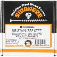 Simpson Strong-Tie #10 x 2-1/2 In. Stainless Steel Bugle Head Deck Screw (1 Lb. Box)