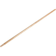 Ettore 5 Ft. Brown Wooden Tapered Floor Squeegee Handle